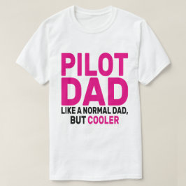Camiseta Arte-Piloto Funny Para Aviões-Piloto De Pai