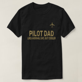 Camiseta Arte-Piloto Funny Para Aviões-Piloto De Pai