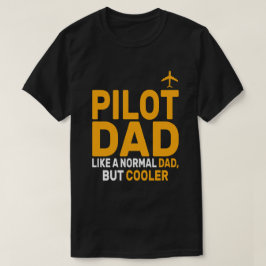 Camiseta Arte-Piloto Funny Para Aviões-Piloto De Pai