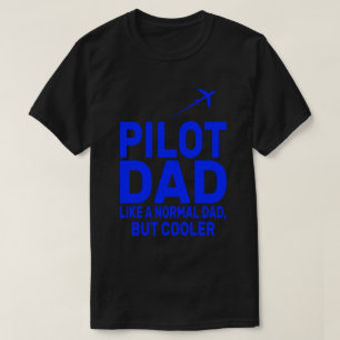 Camiseta Arte-Piloto Funny Para Aviões-Piloto De Pai