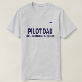Camiseta Arte-Piloto Funny Para Aviões-Piloto De Pai