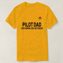 Camiseta Arte-Piloto Funny Para Aviões-Piloto De Pai