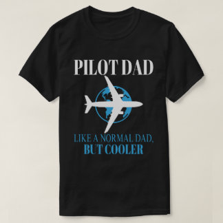 Camiseta Arte-Piloto Funny Para Aviões-Piloto De Pai