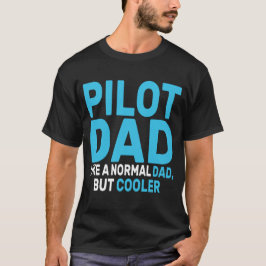 Camiseta Arte-Piloto Funny Para Aviões-Piloto De Pai