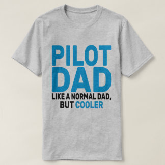 Camiseta Arte-Piloto Funny Para Aviões-Piloto De Pai