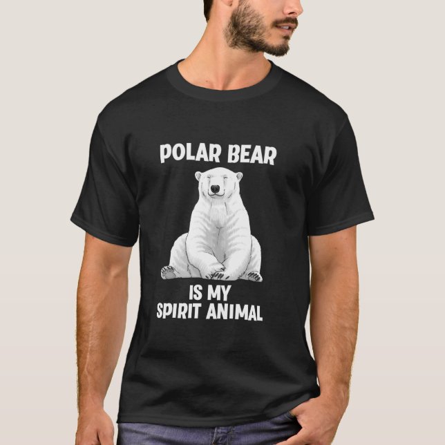 Camiseta Arte Polar legal Para Homens Mulheres Crianças Urs (Frente)