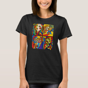 CAMISETA ARTE POP ABSTRACTA
