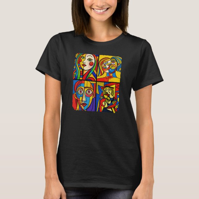 CAMISETA ARTE POP ABSTRACTA (Frente)