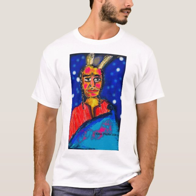 Camiseta Arte pop indiano #1 (Frente)