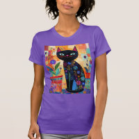 Arte popular de gato preto