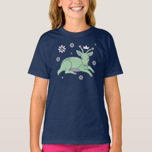 Camiseta Arte Popular de Veado Alienígena Corço Verde Cap
