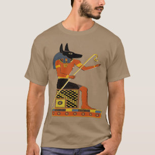 Camiseta Arte popular do egípcio de Anubis