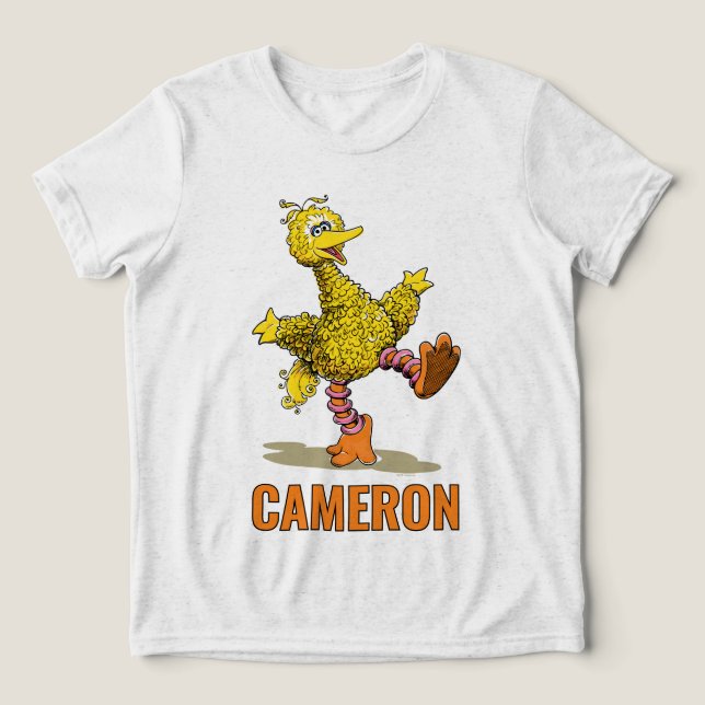 Camiseta Arte retrô do Grande Pássaro (Design frontal)