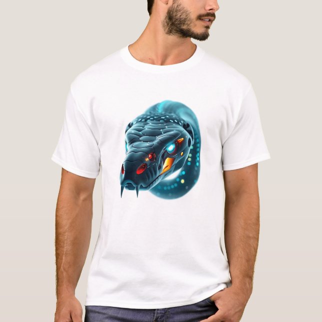Camiseta Arte Robótica Cobra (Frente)