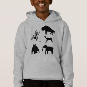 Camiseta Arte rupestre Caverna - Animais Pré-Históricos