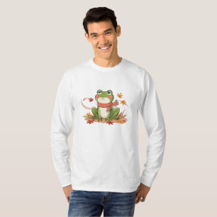 Camiseta Arte Sapo Inspirada Na Natureza - Sapo Vermelho