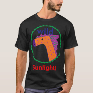 Camiseta Arte selvagem sobre cavalos