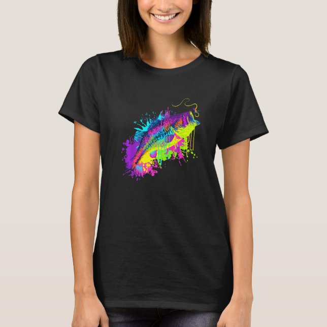 Camiseta Arte Splash Peixe Pescaria (Frente)