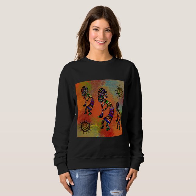 CAMISETA ARTE SUDOESTE KOKOPELLI (Frente Completa)