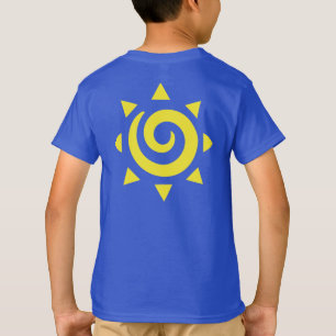 Camiseta Arte Sun Espiral Radiante