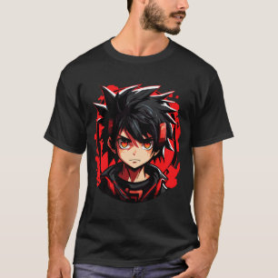 Camiseta Arte Supernatural: Menino Anime