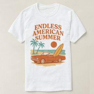 Camiseta Arte Surf Americana Infinita