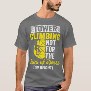Camiseta Arte Técnica De Subida Em Torre Celular