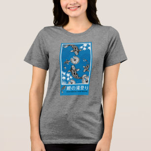 Camiseta Arte Tranquila de Carpo Japonês