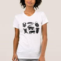 Arte tribal abstrato africana