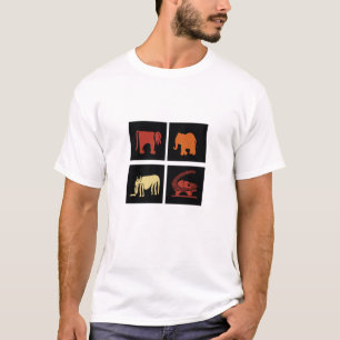 Camiseta Arte tribal abstrato africana
