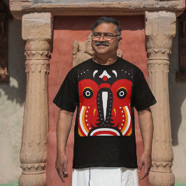 Camiseta Arte Tribal Afro Teke