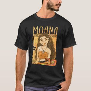 Camiseta Arte Tribal da Ilha do Sorriso Disney Moana em Mol
