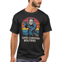 Arte Única de Humor Canadense com Visual Vintage