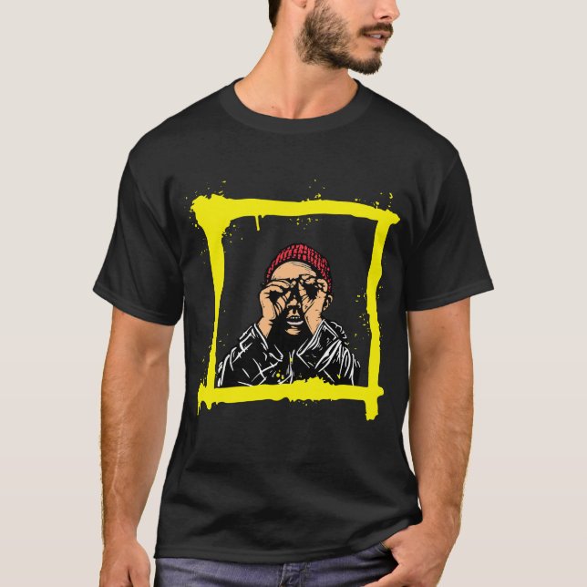 Camiseta Arte Urbana com Moldura Ousada (Frente)