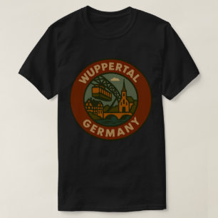 Camiseta Arte Urbana de Wuppertal Alemanha