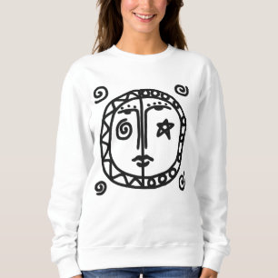 Camiseta Arte Usável por Abstrato de Sol e Lua