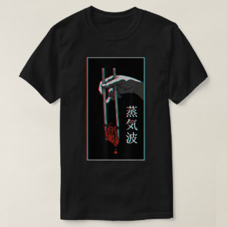 Camiseta Arte Vaporwave Coração Hashis Glitch
