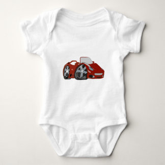 Camiseta Arte vermelha do carro dos desenhos animados