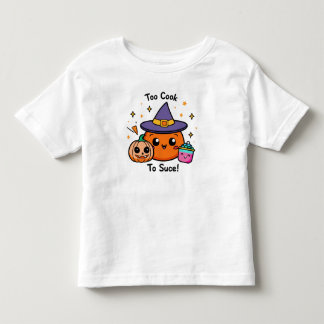 Camiseta Arte vetorial de bruxas bonitas de abóbora