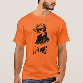 Camiseta Arte Vetorial Lo-Fi Vibes