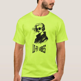 Camiseta Arte Vetorial Lo-Fi Vibes