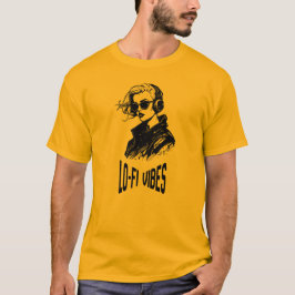 Camiseta Arte Vetorial Lo-Fi Vibes