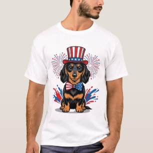 Camiseta Arte Vetorial Vintage de Fogos de Artifício do Dac