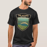 Camiseta Arte Viagem dos Açores - Portugal<br><div class="desc">O vetor trabalho de arte dos Açores. As ilhas caracterizam-se por paisagens dramáticas,  aldeias pesqueiras,  pastagens verdes e sebes de híbridos azuis.</div>