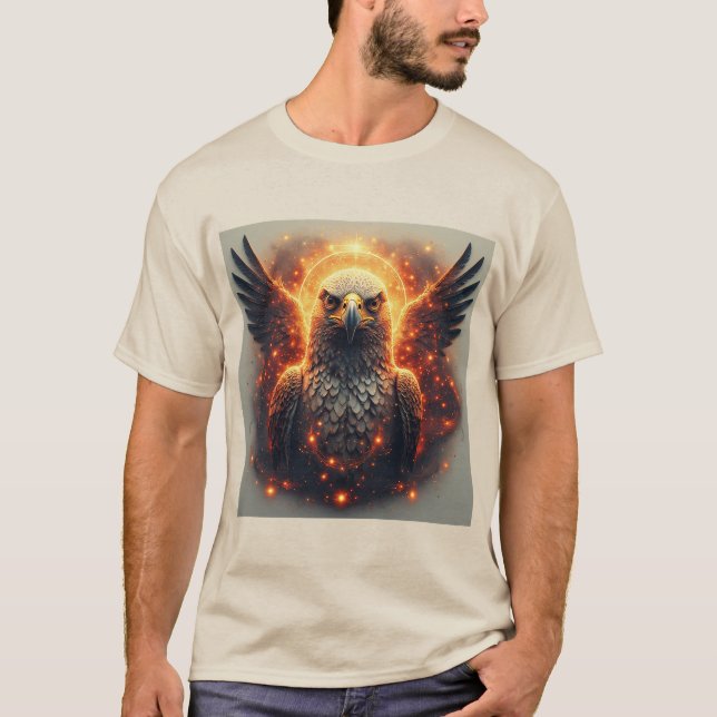Camiseta Arte Vibrante Águia (Frente)