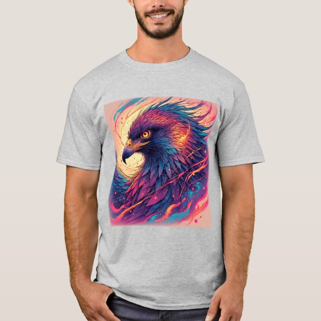 Camiseta Arte Vibrante Águia (Frente)
