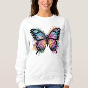 Camiseta Arte Vibrante de Borboleta: Ousada e Bonita