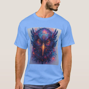 Camiseta Arte Vibrante de Pássaros