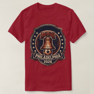 Camiseta Arte Vintage da Cidade Anfitriã da Copa do Mundo d