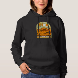 Camiseta Arte Vintage do Parque Nacional de Zion Lembrança